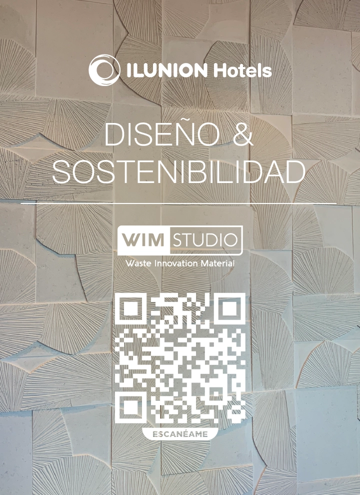Diseño y sostenibilidad QR que te lleva la web de Wim studio