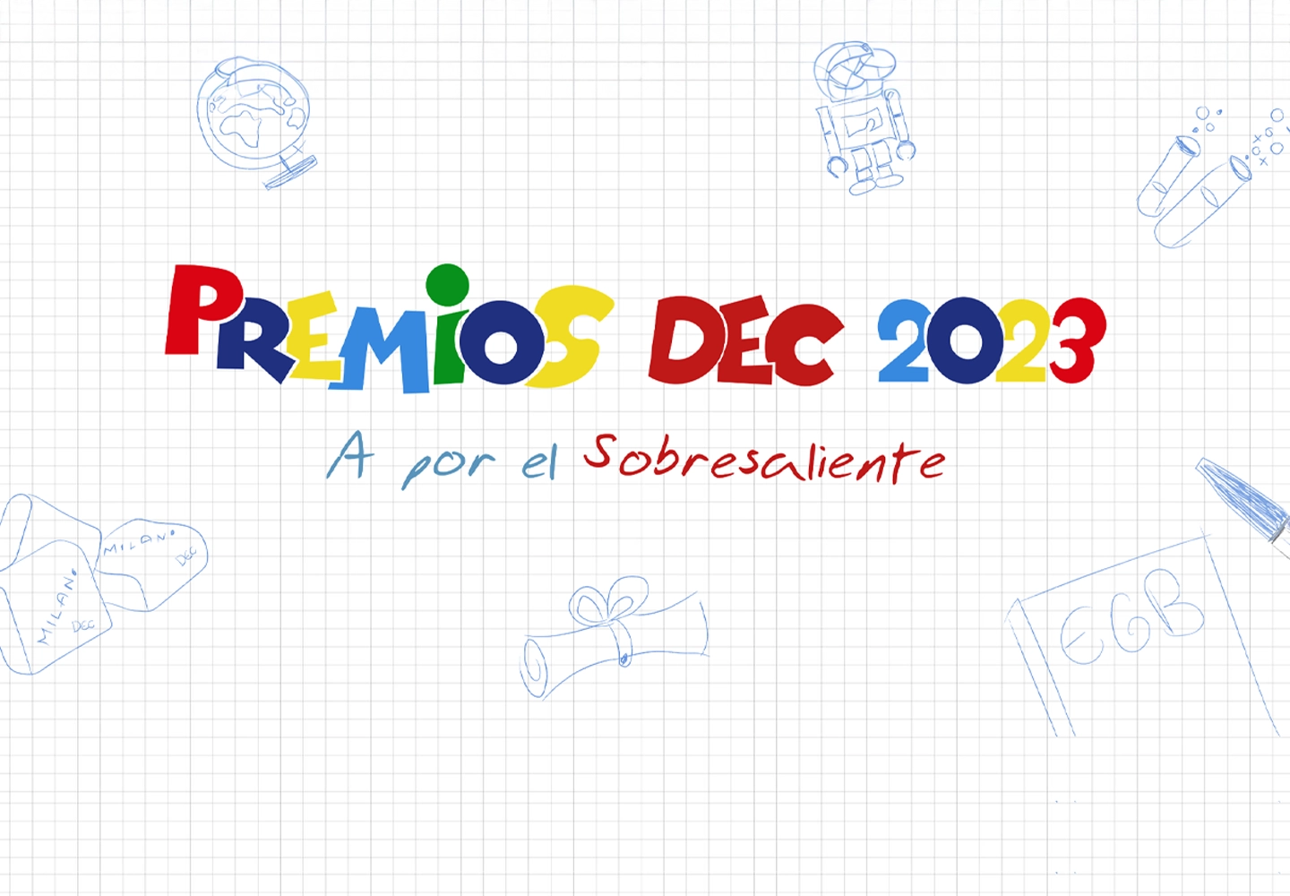 Imagen muestra la gráfica de los premios DEC